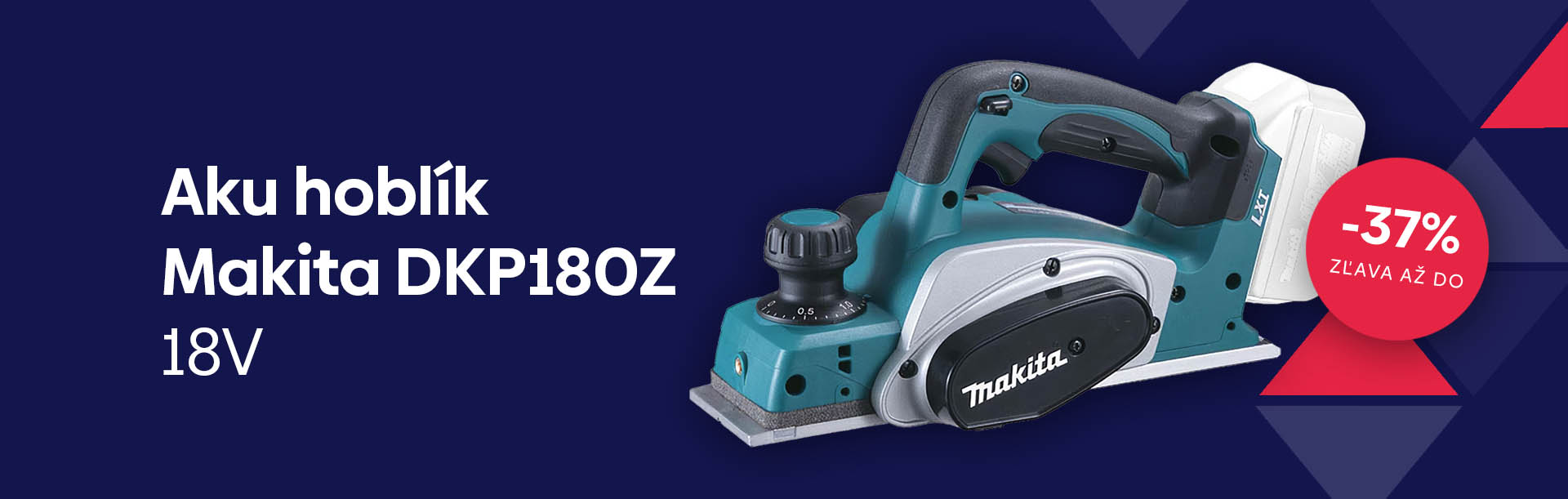 Aku hoblík Makita DKP180Z, 18V